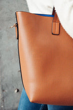 Load image into Gallery viewer, Jane Leather Perforated Large Tote