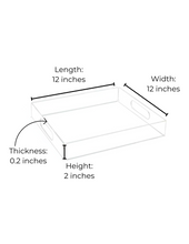 Load image into Gallery viewer, Acrylic Tray - Sorority Collection - Sigma Delta Tau - BOW