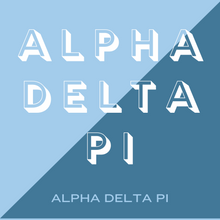 Load image into Gallery viewer, Acrylic Tray - Sorority Collection - Alpha Delta Pi - DUO