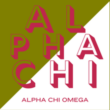 Load image into Gallery viewer, Acrylic Tray - Sorority Collection - ALPHA CHI OMEGA - DUO