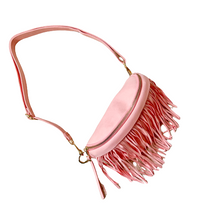 Load image into Gallery viewer, Sabrina Vegan Removable Fringe Style Suede Bum Sling Hip Bag