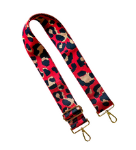 Load image into Gallery viewer, Leopard Cheetah Guitar Purse Strap - 10 Colors available