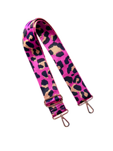 Load image into Gallery viewer, Leopard Cheetah Guitar Purse Strap - 10 Colors available