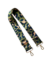 Load image into Gallery viewer, Leopard Cheetah Guitar Purse Strap - 10 Colors available