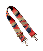 Load image into Gallery viewer, Camo Print Adjustable Bag Strap - Gold Hardware - 10 colors available