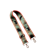 Load image into Gallery viewer, Camo Print Adjustable Bag Strap - Gold Hardware - 10 colors available
