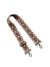 Load image into Gallery viewer, Aztec Diamond Guitar Purse Strap - 9 Colors Available