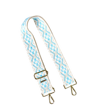 Load image into Gallery viewer, Aztec Diamond Guitar Purse Strap - 9 Colors Available