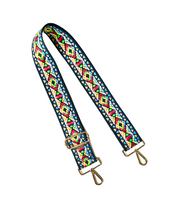 Load image into Gallery viewer, Aztec Diamond Guitar Purse Strap - 9 Colors Available