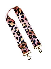 Load image into Gallery viewer, Leopard Cheetah Guitar Purse Strap - 10 Colors available