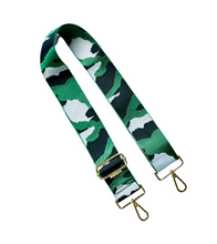 Load image into Gallery viewer, Camo Print Adjustable Bag Strap - Gold Hardware - 10 colors available