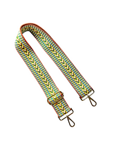 Load image into Gallery viewer, Mini Arrow Aztec Guitar Purse Strap - 5 colors Available