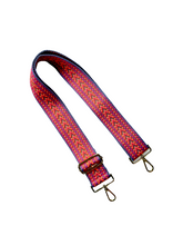 Load image into Gallery viewer, Mini Arrow Aztec Guitar Purse Strap - 5 colors Available