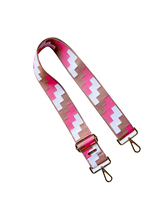 Load image into Gallery viewer, Geometric Guitar Purse Straps - 8 colors available