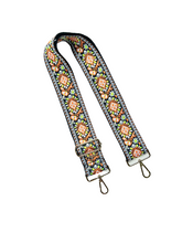 Load image into Gallery viewer, Embroidered Guitar Straps - Assorted Prints + Florals - 10 Available