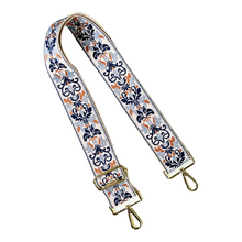 Load image into Gallery viewer, Embroidered Guitar Straps - Assorted Prints + Florals - 10 Available