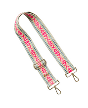 Load image into Gallery viewer, Embroidered Guitar Straps - Assorted Prints + Florals - 10 Available