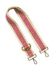 Load image into Gallery viewer, Aztec Arrow Embroidered Guitar like Purse Strap 7 colors available