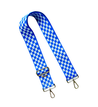 Load image into Gallery viewer, Checker Patterned Bag Strap - 6 Colors available