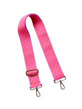 Load image into Gallery viewer, Checker Patterned Bag Strap - 6 Colors available