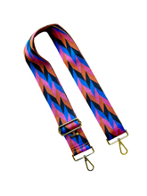 Load image into Gallery viewer, Geometric Guitar Purse Straps - 8 colors available