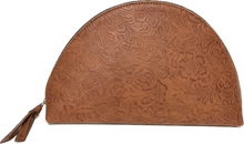 Load image into Gallery viewer, Tooled Leather Cosmetic Bags