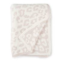Load image into Gallery viewer, Luxe Leopard Throw Blanket - Stone Leopard