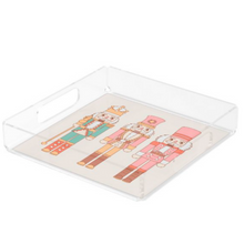 Load image into Gallery viewer, Acrylic Serving Tray - HOLIDAY COLLECTION - Nutcrackers