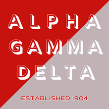 Load image into Gallery viewer, Acrylic Tray - Sorority Collection - ALPHA GAMMA DELTA - DUO Colors