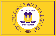 Load image into Gallery viewer, Acrylic serving Tray - Baton Rouge LOUISIANA LSU Collection - GAMEDAY 12X12 MEDIUM