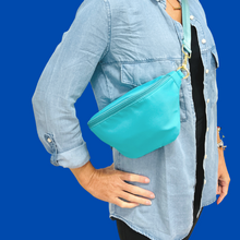Load image into Gallery viewer, Hannah Colorful Nylon Sling Bum Hip Bag with Strap