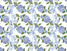 Load image into Gallery viewer, Acrylic Serving Tray - SUMMER VIBES - HYDRANGEA + BOWS