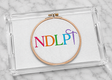 Load image into Gallery viewer, Needlepoint Acrylic Trays - 2 Designs