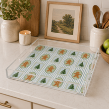 Load image into Gallery viewer, PREORDER Holiday Collection Acrylic SQUARE Tray – 12” x 12” Medium SHIPS 10/31