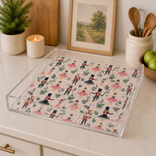 Load image into Gallery viewer, PREORDER Holiday Collection Acrylic SQUARE Tray – 12” x 12” Medium SHIPS 10/31