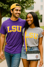 Load image into Gallery viewer, Gameday Ready Stadium Approved Black Clear Bag with GAMEDAY Team Spirit