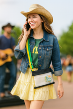 Load image into Gallery viewer, Gameday Ready Stadium Approved Black Clear Bag with GAMEDAY Patch