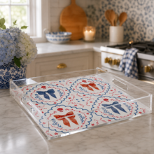 Load image into Gallery viewer, Acrylic serving Tray - Patriotic Collection - 12x12 MEDIUM