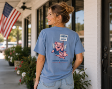 Load image into Gallery viewer, Hardin for Mayor Commemorative Ham Days Tee | Washed Denim PICKUP 09/23