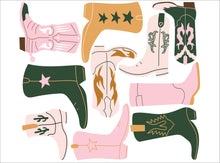 Load image into Gallery viewer, Acrylic Serving Tray - Western Collection - Cowboy Boots