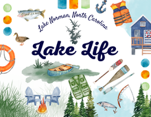 Load image into Gallery viewer, Acrylic Serving Tray - LAKE LIFE COLLECTION - YOUR CUSTOM LAKE
