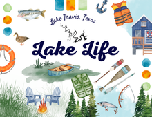 Load image into Gallery viewer, Acrylic Serving Tray - LAKE LIFE COLLECTION - YOUR CUSTOM LAKE