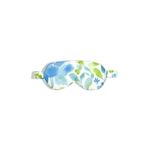 Load image into Gallery viewer, Blue Blossom Satin Sleep Eye Mask