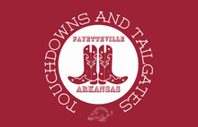 Load image into Gallery viewer, Acrylic Serving Tray - Arkansas Collection - GAMEDAY - 8.5 X 11 SMALL