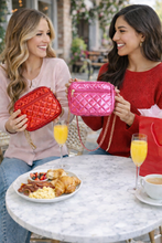 Load image into Gallery viewer, SueEllen Quilted Small Crossbody Bag with Gold Chain Strap