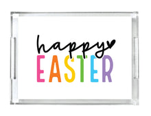 Load image into Gallery viewer, Acrylic Serving Tray - Happy Easter Colorful tray