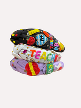 Load image into Gallery viewer, Teacher - Educator Hand Beaded Headband