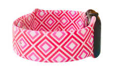 Load image into Gallery viewer, Red and Pink Geometric Apple Watch Band