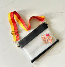 Load image into Gallery viewer, Gameday Ready Stadium Approved Black Clear Bag with GAMEDAY Patch