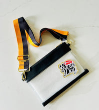Load image into Gallery viewer, Gameday Ready Stadium Approved Black Clear Bag with GAMEDAY Patch